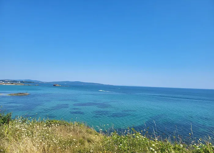 Sea Wolf луксозен с панорамна гледка към морето климатик с нова напълно оборудвана кухня отделна баня с тоалетна гледка към басейна на 30 м от плажа паркинг към хотела навсякъде близо Апартаменты *